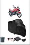 غطاء دراجة نارية أسود BAJAJ اكتشف 150 F مقاوم للماء ومتين