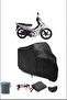 Black Kuba Reiz 50 Rear Bag Compatible Motorcycle Tarpaulin Waterproof Durable Fabric
