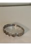 Sliver Wavy Clamp Silver Color Steel Bracelet - 3