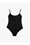 Basic Swimsuit U Collar Thin Straps - 7