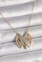 Ramia-Premium |   316L Steel Gold Color Zircon Stone Vintage Model Women's Necklace Tj-Bko9762 |   Tg.Ty