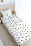 Little Lion Series Single Fitted Sheet Set - Letter N