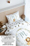 Single Fitted Sheet Set - Little Lion Series - Letter m - 3