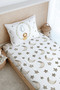Single Elastic Sheet Set - Little Lion Series - Letter O - 2