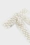 Women's Pearl Bow Snap Buckle E4427Axns - 2