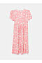 Lcw Comfort Mercan V-Neck Floral Dress - 6