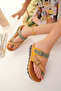Women's Orthopedic Soft Sole Flip-Flop Anatomical Slippers Ald1000-0207 White White Tan 3 Colors - 2