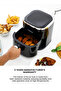 Digital Air Fryer 3.5 L 1200 W OMAF2430 Silver - 6