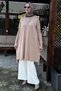 Sevda Knitwear Tunic Beige - 8