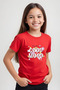 Positive Good Printed Girls' Short Sleeve T-Shirt - 2