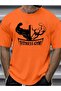 Men's Crew Neck Relaxed Fit Gym Printed T-Shirt