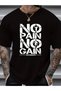 Men's Crew Neck Relaxed Fit Gym Themed Printed T-Shirt