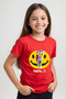Emoji Printed Girls' Short Sleeve T-Shirt - 2