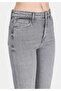 Regular Fit Mid Waist Bootcut Women's Anthracite Jean Trousers - 4