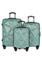 Matrix ABS Hardside Spinner Luggage 3 Pcs Set -GREEN