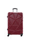 Matrix ABS Hardside Spinner Luggage 3 Pcs Set -BURGUNDY - 3