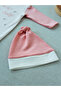 0-3 3-6 Months Lucky Baby Embroidered Lined Hat Girl Baby Romper Powder - 4