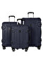 Expedition ABS Luggage Trolley set 3 Pcs-NAVY