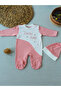 0-3 3-6 Months Lucky Baby Embroidered Lined Hat Girl Baby Romper Powder