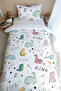 Single Duvet Cover Set (Without Sheets) 160X220 cm - Iconic Series - Cute Dinosaurs - 4