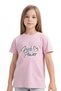 Heart Power Printed Girls' Short Sleeve T-Shirt