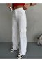 Gabardine Pants Wide-Leg Fit High Waist with Cargo Pockets - 5