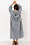 Wellsoft Double Sided Fleece Soft Saw Poncho - 4