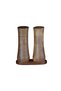 Mien Durable Acacia Salt and Pepper Shakers 7B133