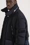 Regular Fit Stand Collar Long Puffer Quilted Coat with Side Pockets - 6
