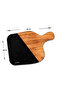 Glass Cutting Board with Handle - Glass Cutting Board |   Arrow |   28cm X 40cm - 3