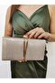 Soave Collection Women's Evening Dress Laser Gold Gold Shiny Chain Wedding Night Party Party Bag - 4