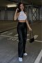 Women's Black Leather Pants Women's Leather Pants - 2