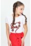 Red Pullu Love Written Body for Girl's 23 April 29 Optember and Special Days - 5