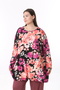 Women's Patterned Large Size Tunic - 2