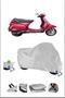 Piaggio Vespacosa Lock Compatible Waterproof Resistant Motorcycle Canvas-Gray
