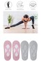 4 Pieces of Yoga Pilates Fitness Dance and Sports Socks with Anti-Slip Soles - 3