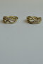 Xuping Gold Stone Hoop Earrings