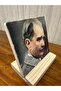 Ataturk Printed Stone Table Top Painting Decor 10X10Cm - Painting - Decor - 2