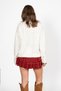 Women's Vita S43 Braided High Neck Sweater Ecru - 3