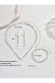 Thick Zircon Stone Waterway Silver Necklace Earrings Bracelet Set - 2