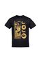 Anime Printed Black Unisex Oversize Cotton