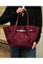 Straw&Bohemian Women's New Season Suede Leather Hand and Shoulder Bag - 3