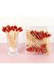 Red Heart Bamboo Toothpick 12 cm 50 Pieces - 2