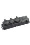 Schneider 3201-366-0301 Single-Phase New 1*16A Rubber Triple Gang Socket - 2