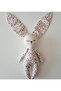 Sleeping Companion with Playable Sleeves - Pink & Purple Flower Patterned Organic Rabbit - Length: 26cm - 3