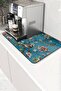 Coffee Machine Mat 35X45Cm Tea Maker Espresso Machine Pad Waterproof Spring Branches