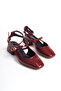 Open Back Square Toe Short Heel Daily Comfortable Ballerina Women's Heeled Shoes - 4