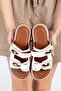 321 -Elegant Buckle Detailed Orthopedic Slippers - 2