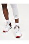 Basketball Single Leg Long 3/4 Sports Leggings Left Long Black White - 7