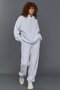 Mad Girls Gray Hooded Women's Tracksuit Set Mg1225 - 5